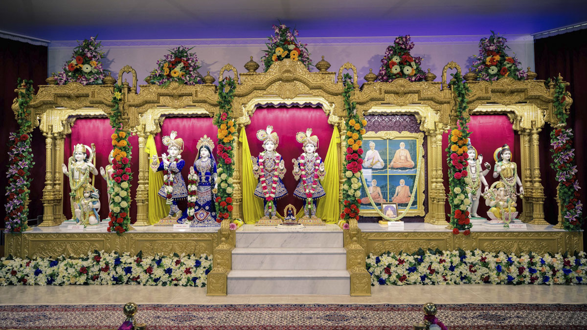 Murtis of BAPS Shri Swaminarayan Mandir, Auckland
