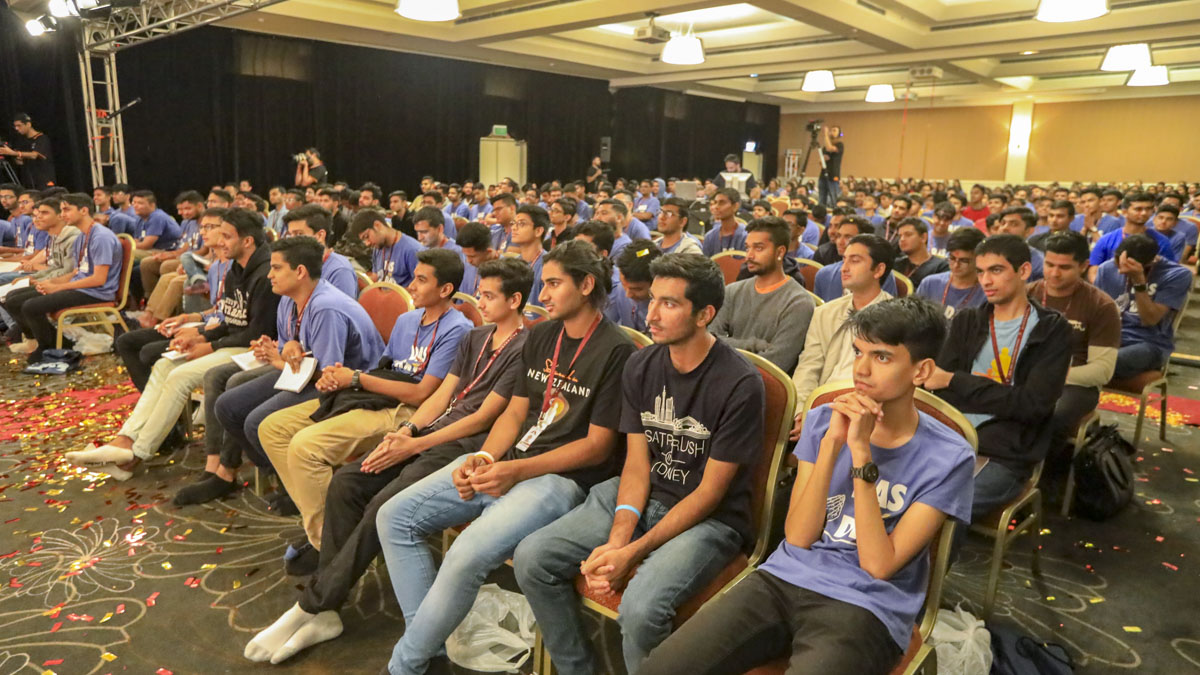 Kishores during the convention