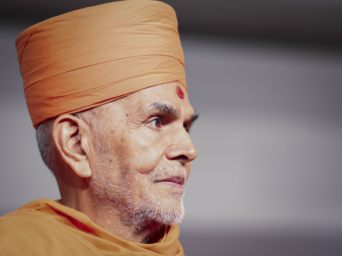 Swamishri in a divine mood