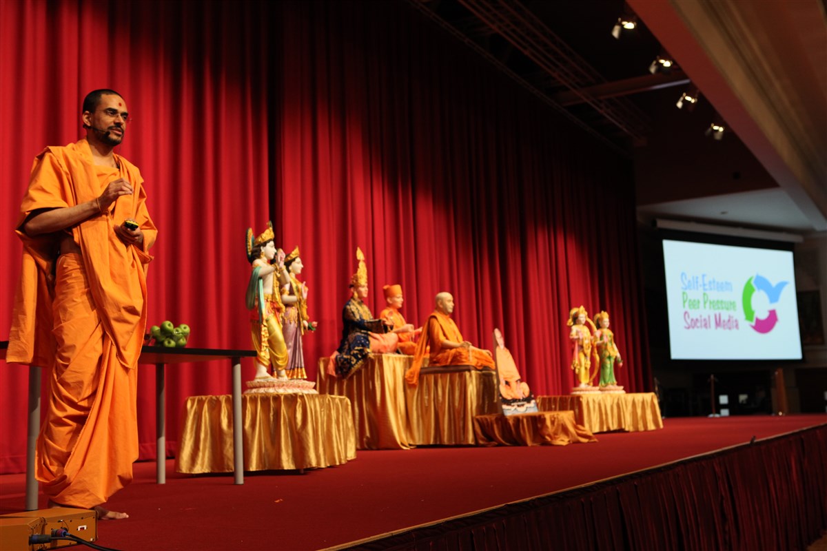 Paramtattva Swami provides a spiritual perspective to self-worth for youths
