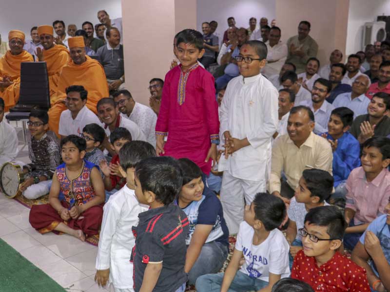 Children present during the assembly