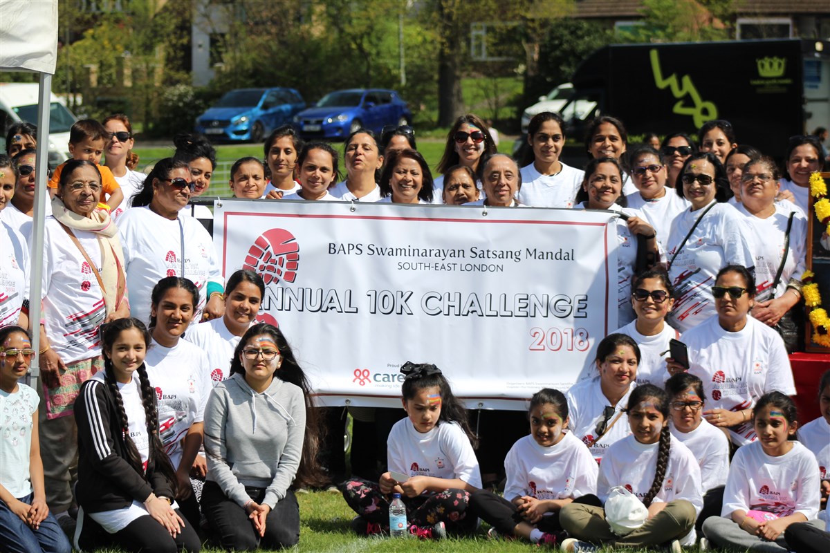 BAPS Annual 10K Challenge, South East London, UK