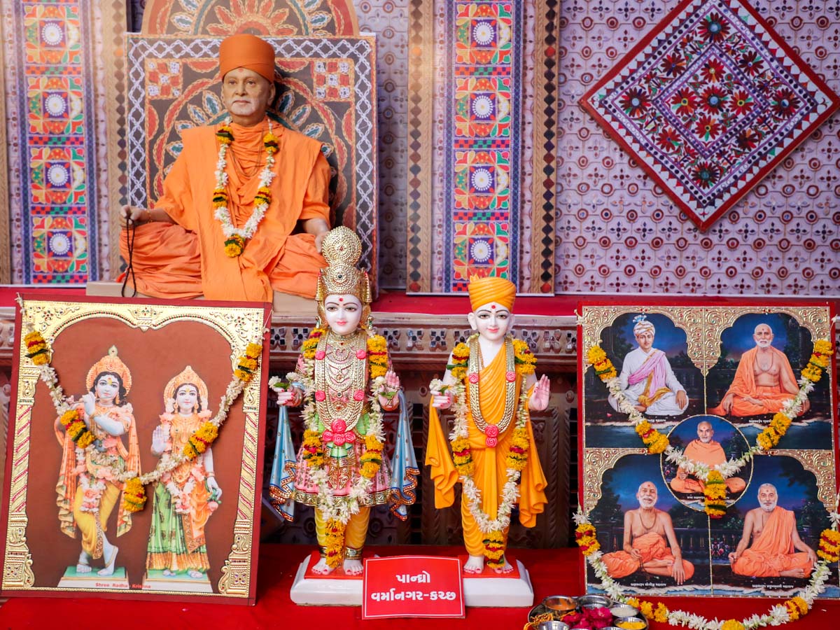 Murtis to be consecrated for BAPS Shri Swaminarayan Mandir, Panadhro, India