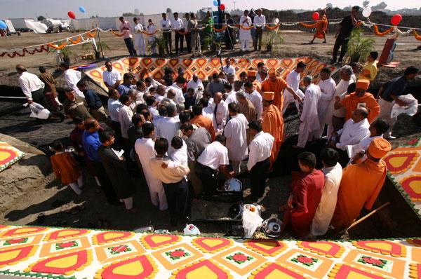 BAPS Shree Swaminarayan Mandir,Chino Hills,CA,Groundbreaking Ceremony  - 
