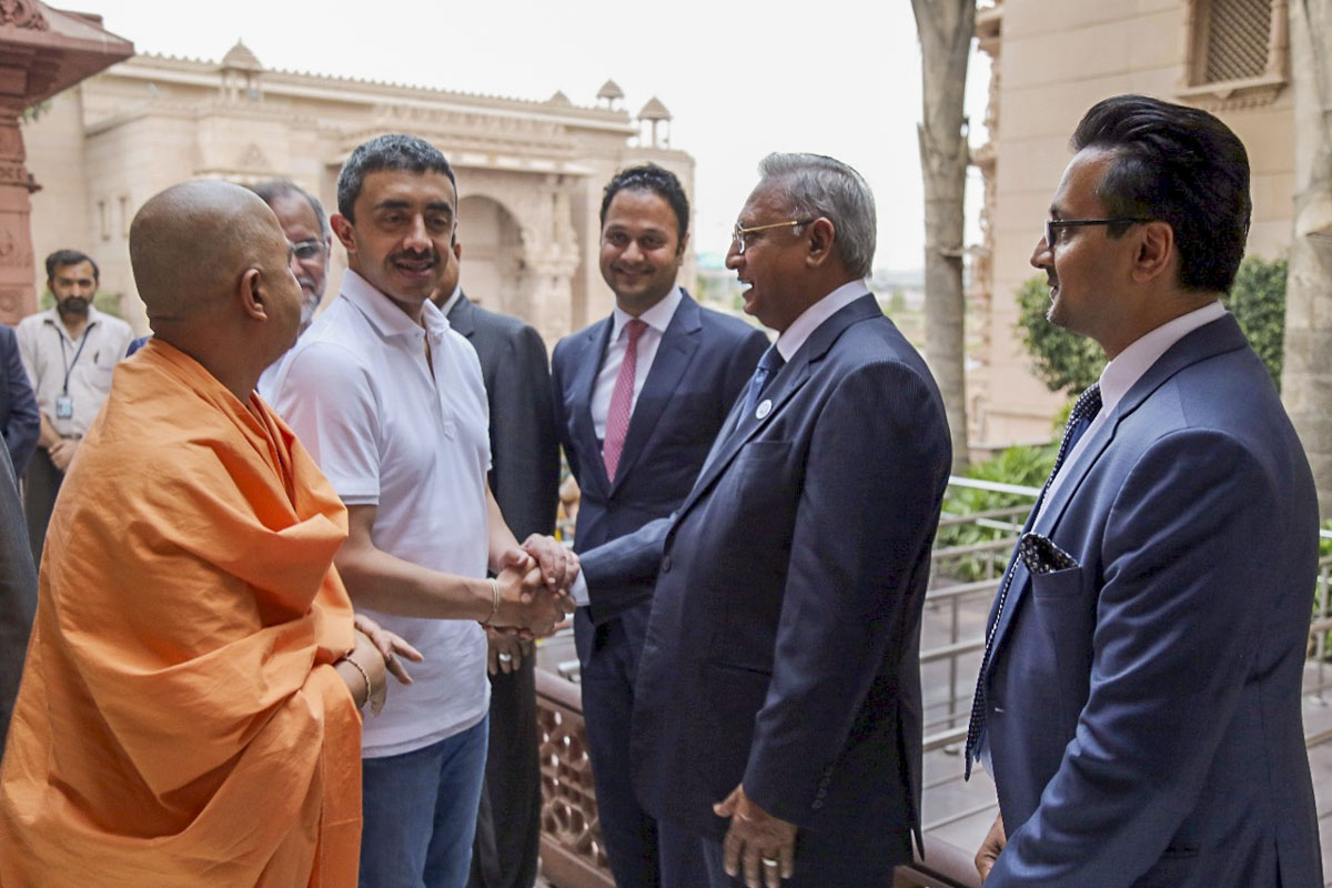 His Highness Sheikh Abdullah bin Zayed Al Nahyan meets UAE delegates
