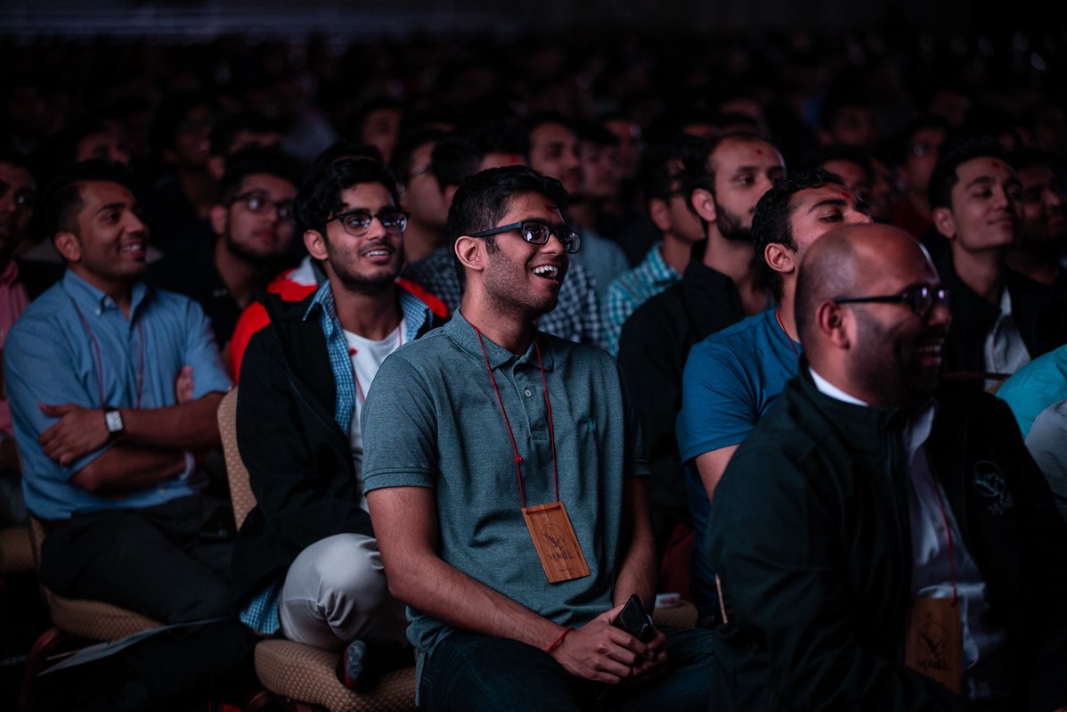 Delegates enjoying the evening session