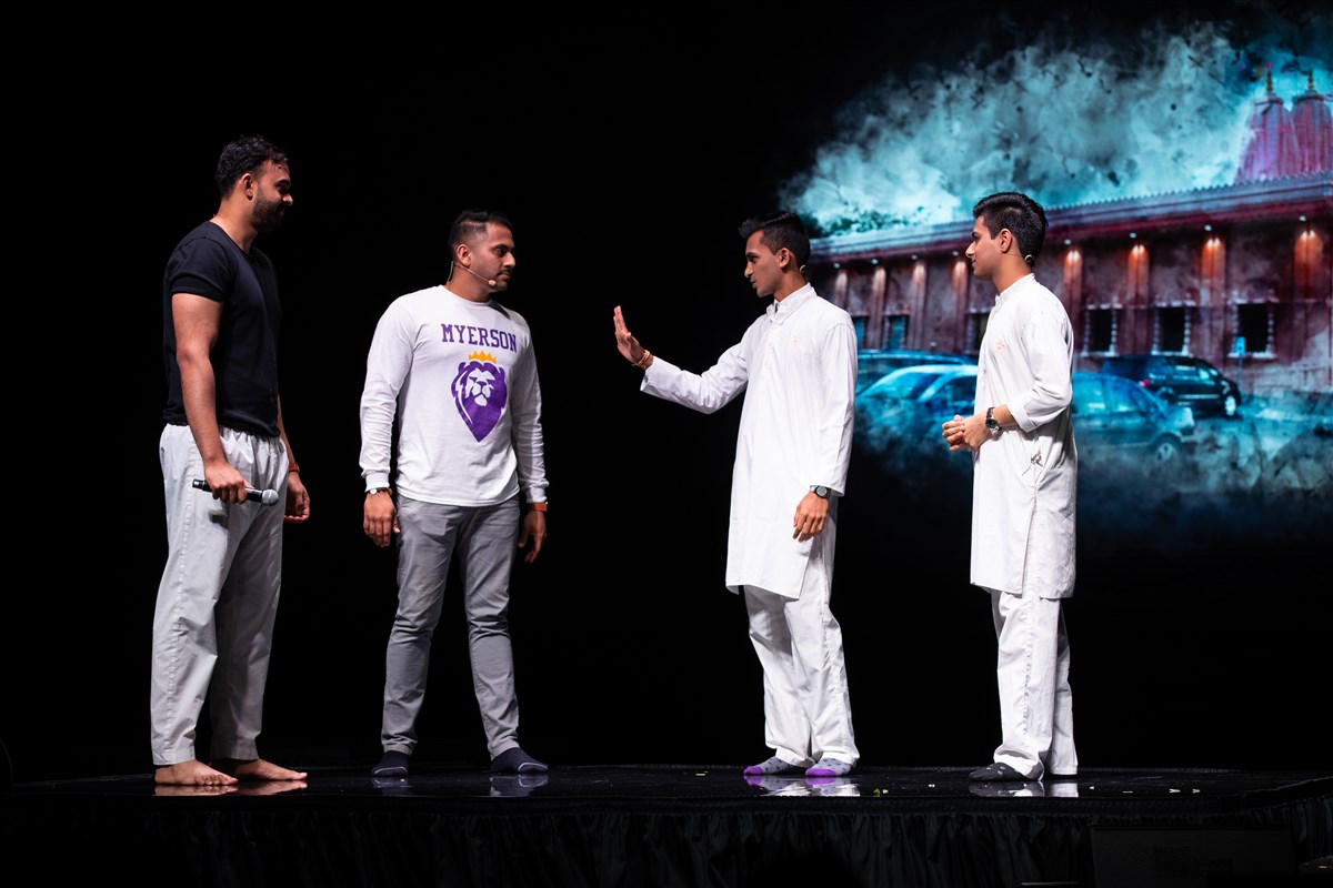 Evening stage performance