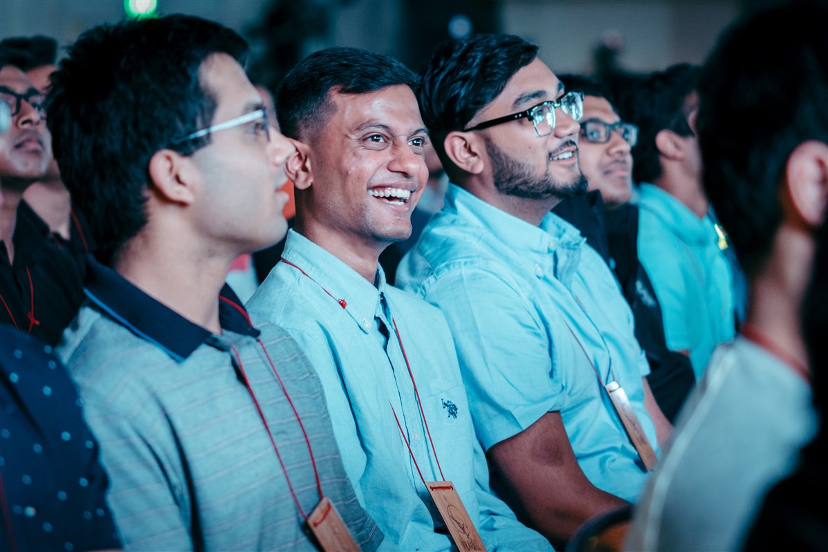 Delegates enjoying the evening session