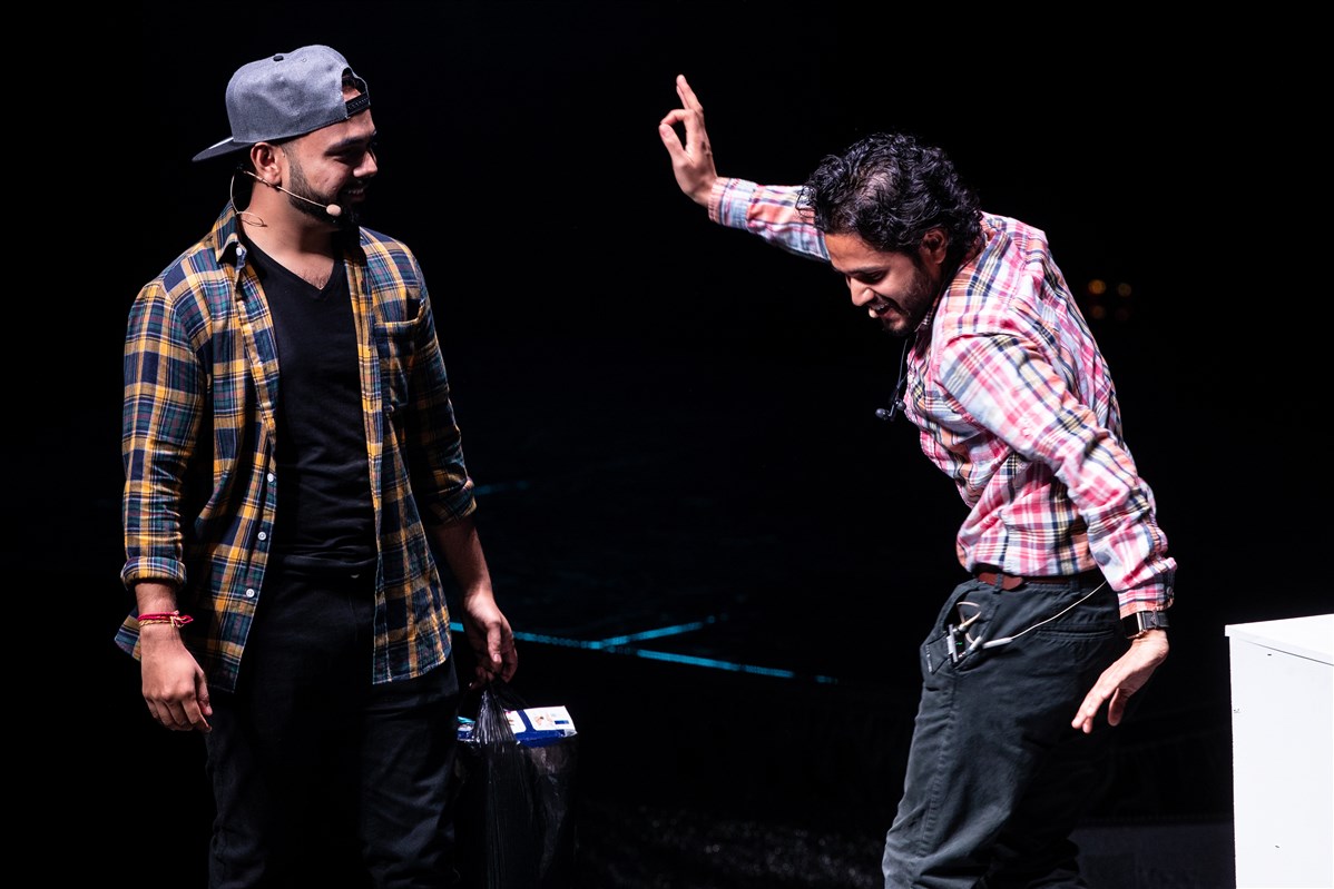 Evening stage performance