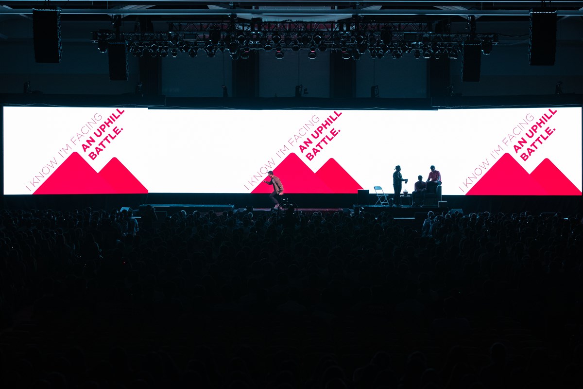 Evening stage performance