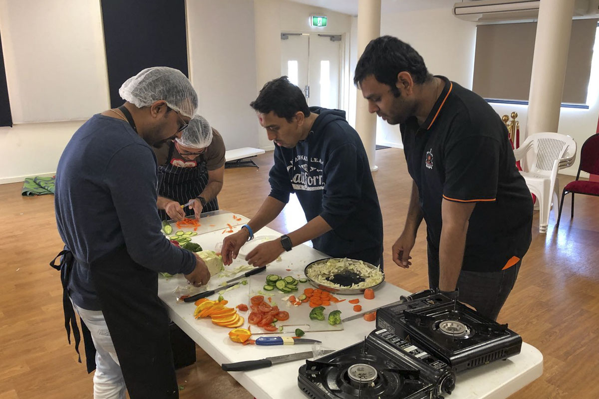 BAPS Youths Organize Cooking Competition, Brisbane