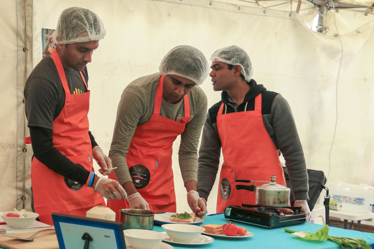 BAPS Youths Organize Cooking Competition, Melbourne