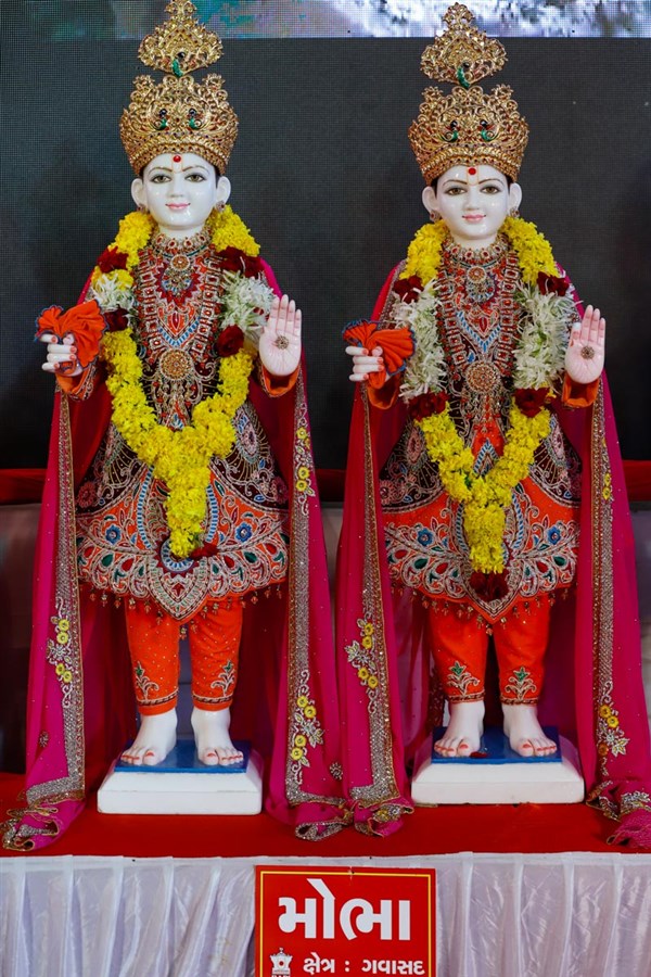 Murtis to be consecrated in BAPS Shri Swaminarayan Mandir, Mobha, India