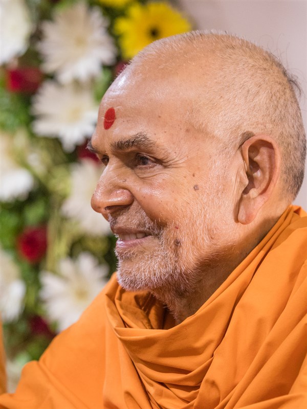 Swamishri in a divine mood