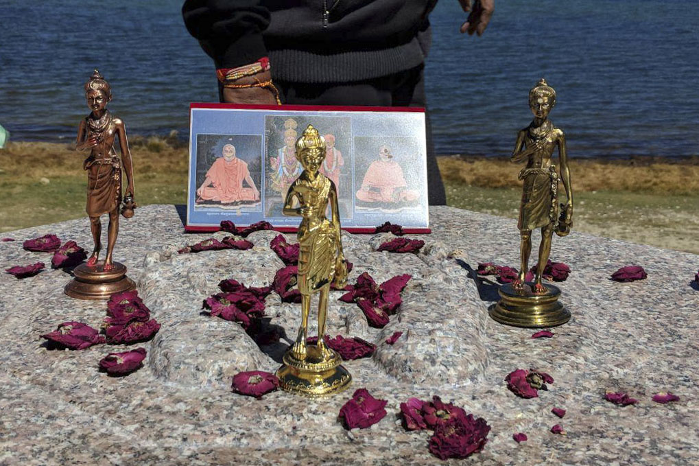 HH Pramukh Swami Maharaj Memorial at Lake Manasarovar