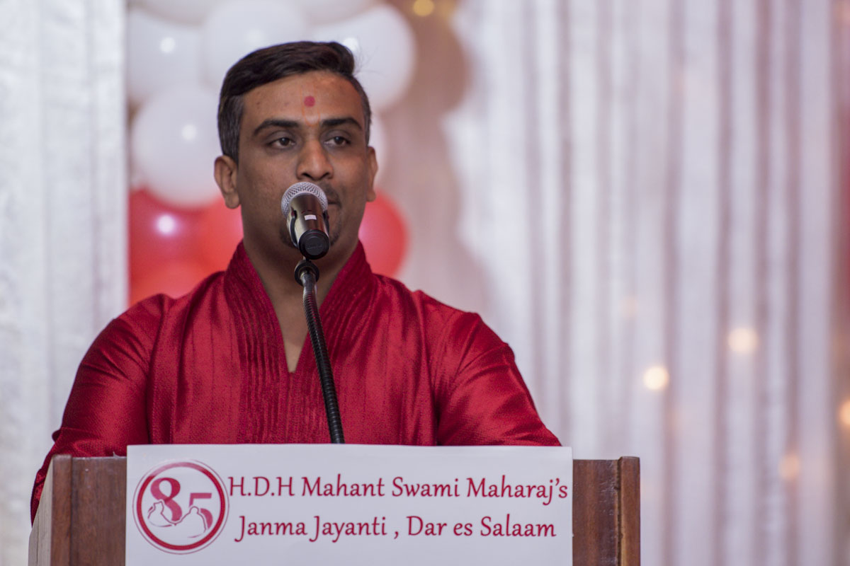85th Birthday Celebration of Pragat Brahmaswarup Mahant Swami Maharaj, Dar-es-Salaam