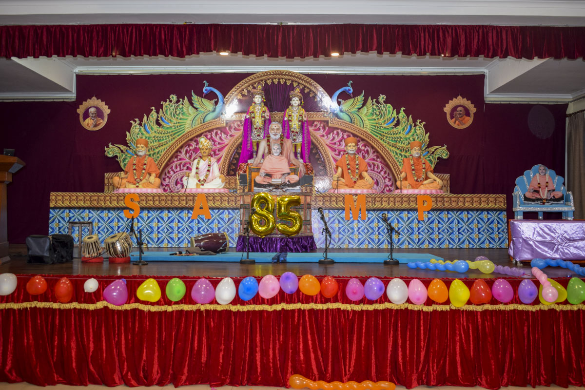 85th Birthday Celebration of Pragat Brahmaswarup Mahant Swami Maharaj, Lusaka
