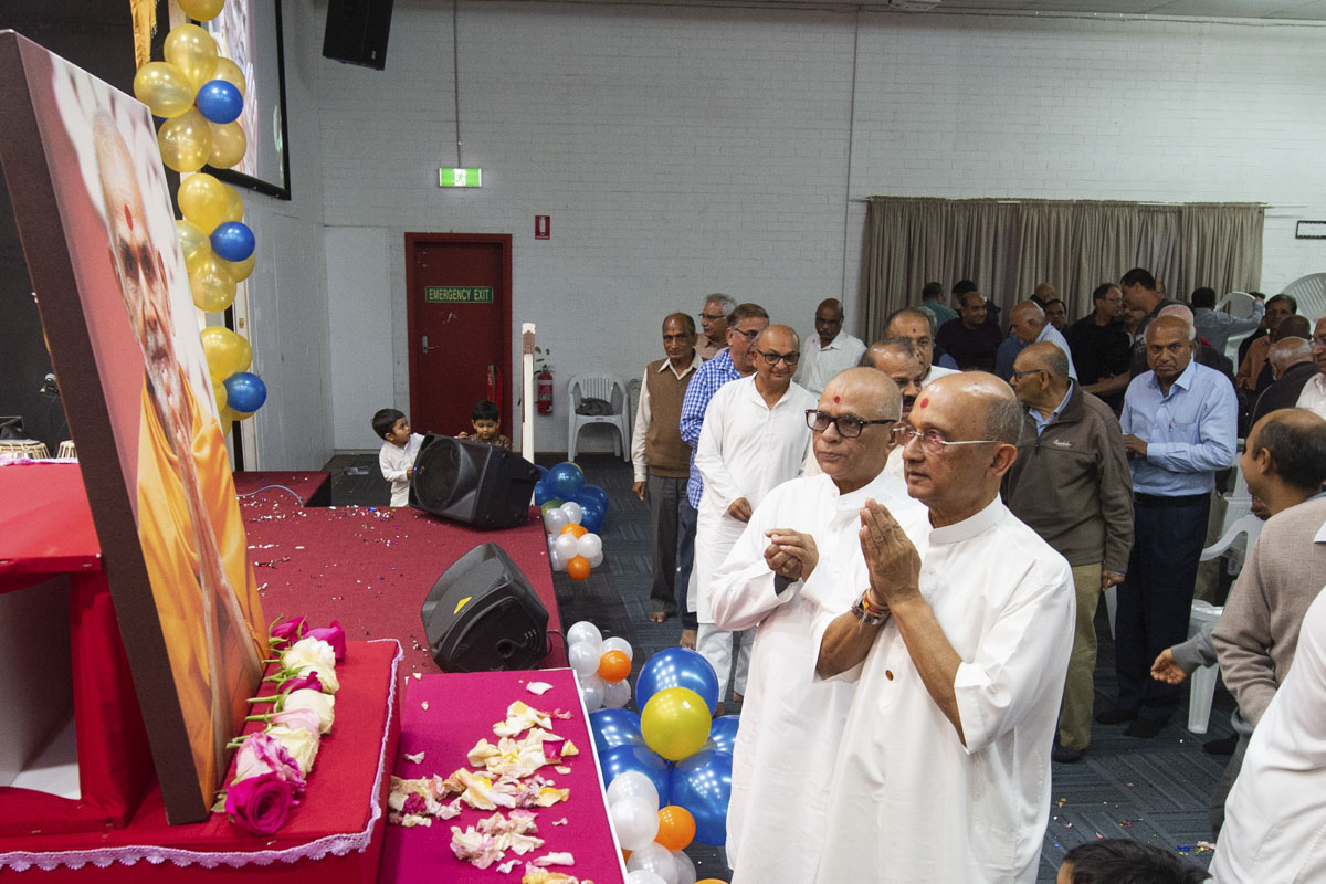 85th Birthday Celebration of Pragat Brahmaswarup Mahant Swami Maharaj, Perth