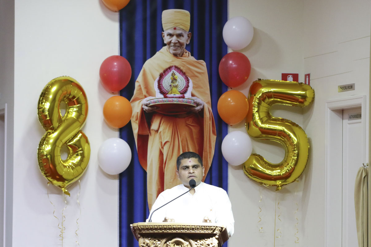 85th Birthday Celebration of Pragat Brahmaswarup Mahant Swami Maharaj, Sydney