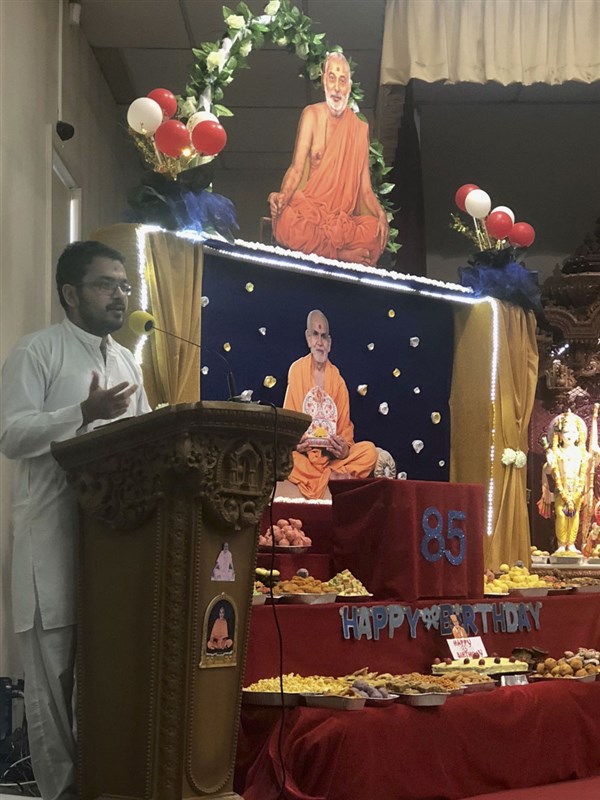 85th Birthday Celebration of Pragat Brahmaswarup Mahant Swami Maharaj, Wellington