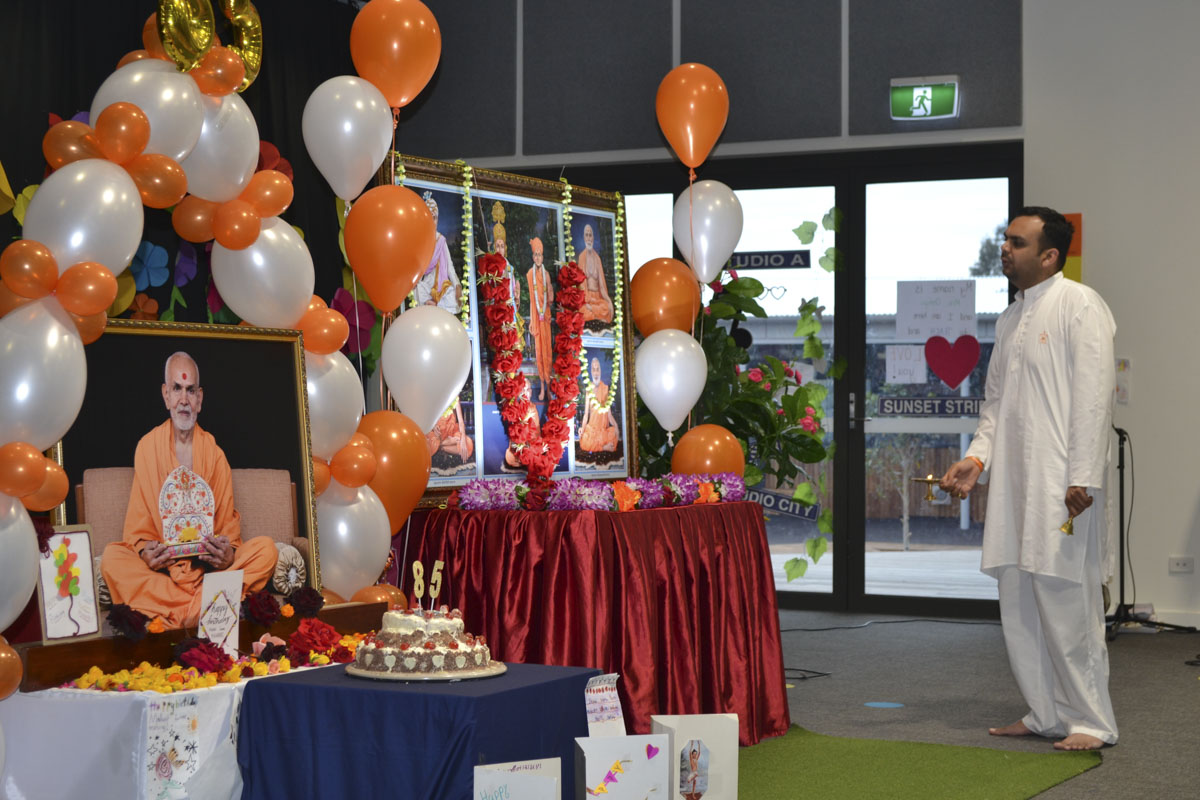 85th Birthday Celebration of Pragat Brahmaswarup Mahant Swami Maharaj, Melbourne West