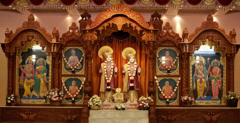 Shri Akshar-Purushottam Maharaj, Guru Parampara and deities