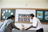 Inauguration of Science Lab by Dr. Sahoo