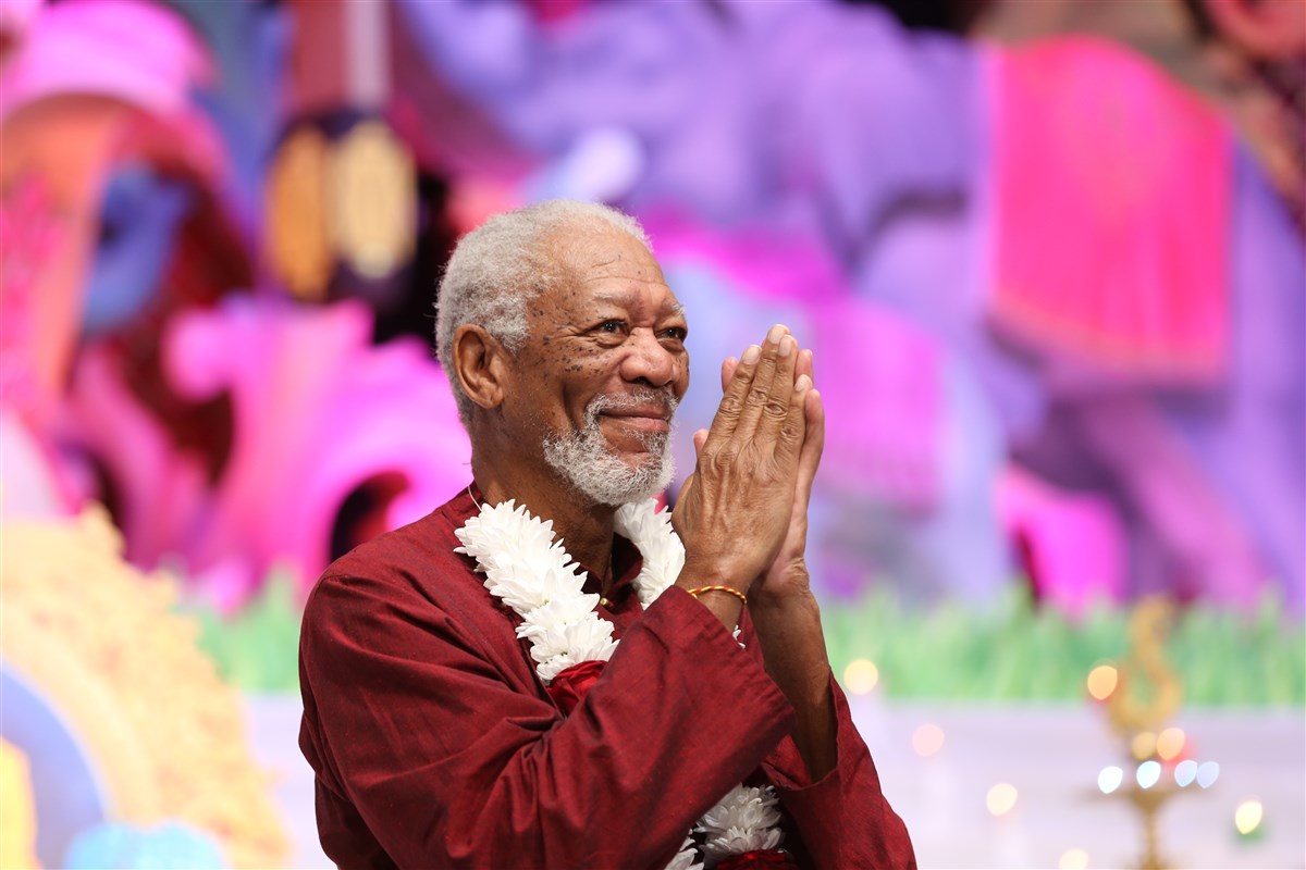 Morgan Freeman, eminent American actor, narrator and producer, was also present on this occasion