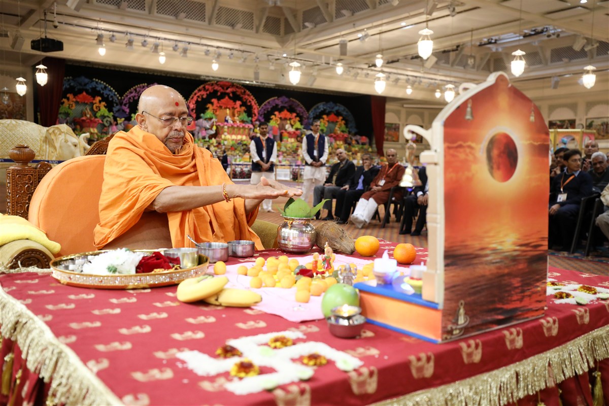 New Year's mahapuja