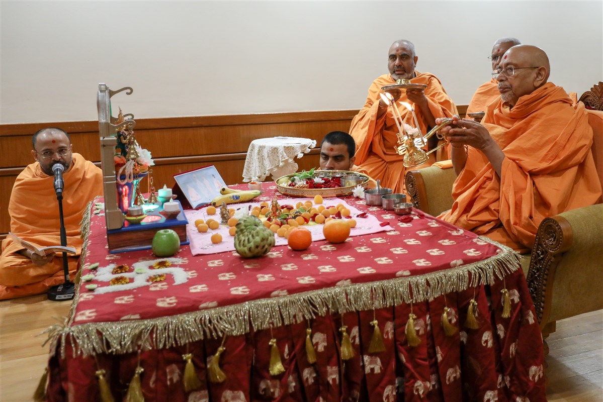 New Year's mahapuja