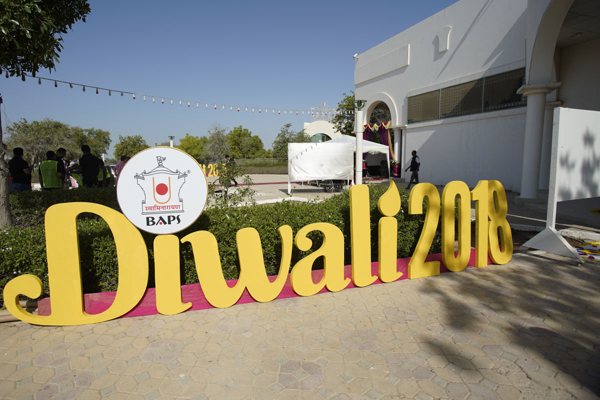 Diwali and Annakut celebrations 2018, Abu Dhabi, UAE