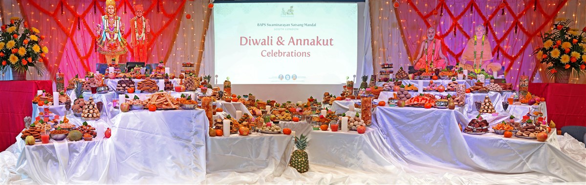 Diwali & Annakut Celebrations, South London, UK