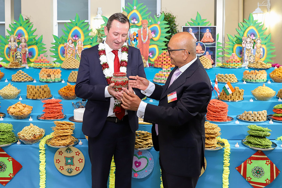 Diwali and Annakut Celebrations at the Western Australian Parliament, Perth, 2018