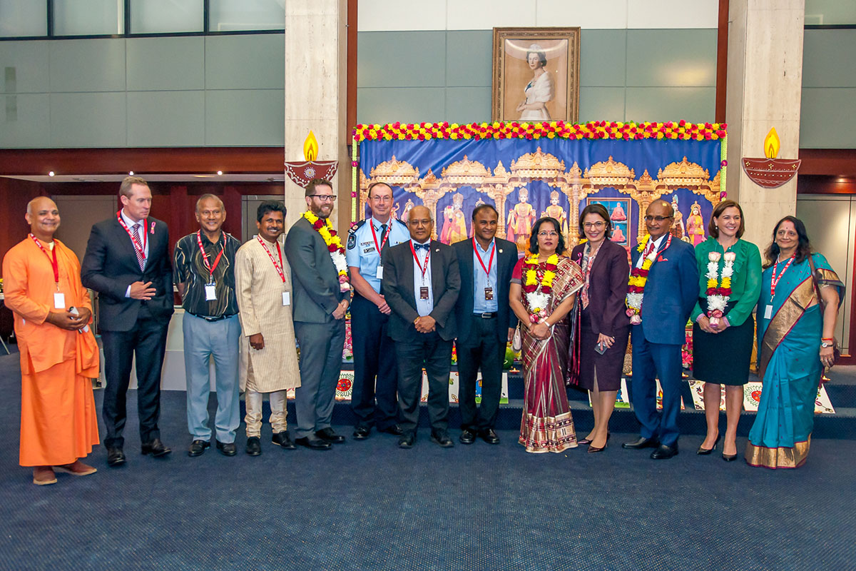 Diwali and Annakut Celebrations at the Parliament of Queensland, Brisbane, 2018