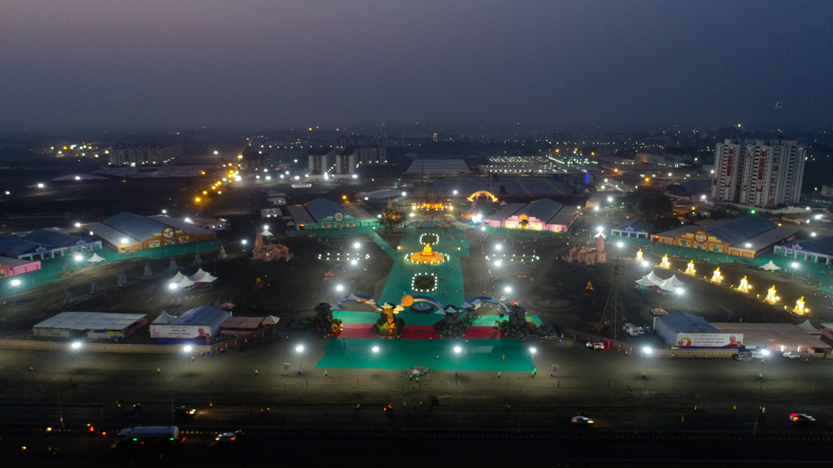 Aerial view of Swaminarayan Nagar