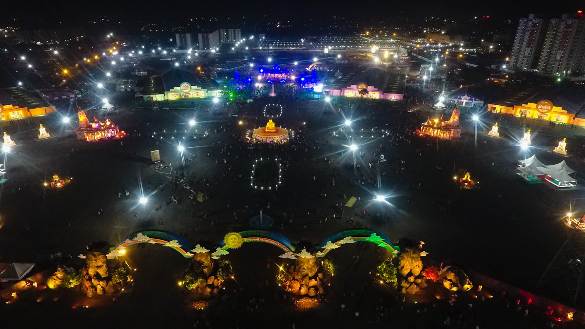 Aerial view of Swaminarayan Nagar