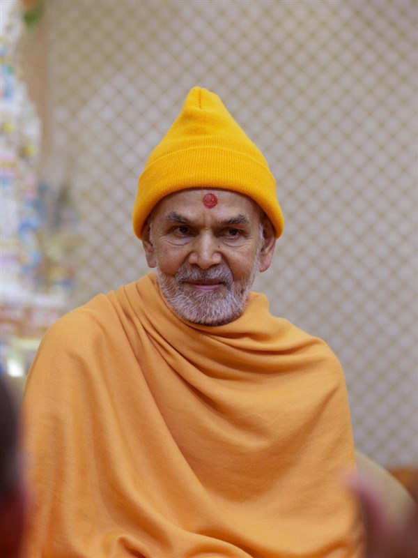 Swamishri in a divine mood