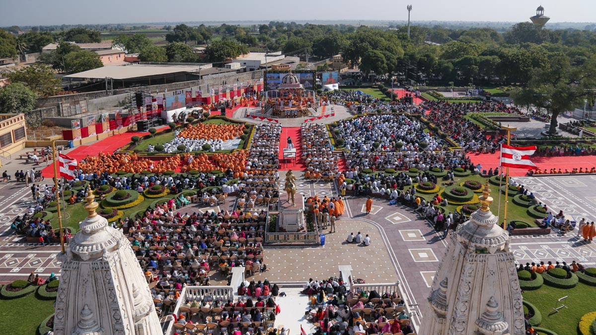 Vedic Shilanyas Ceremony of Pramukh Swami Maharaj’s Smruti Mandir