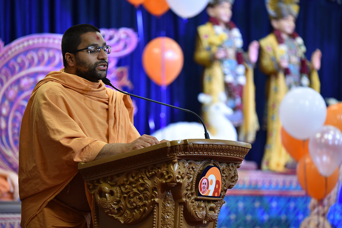 98th Birthday Celebration of Brahmaswarup Pramukh Swami Maharaj, Brisbane