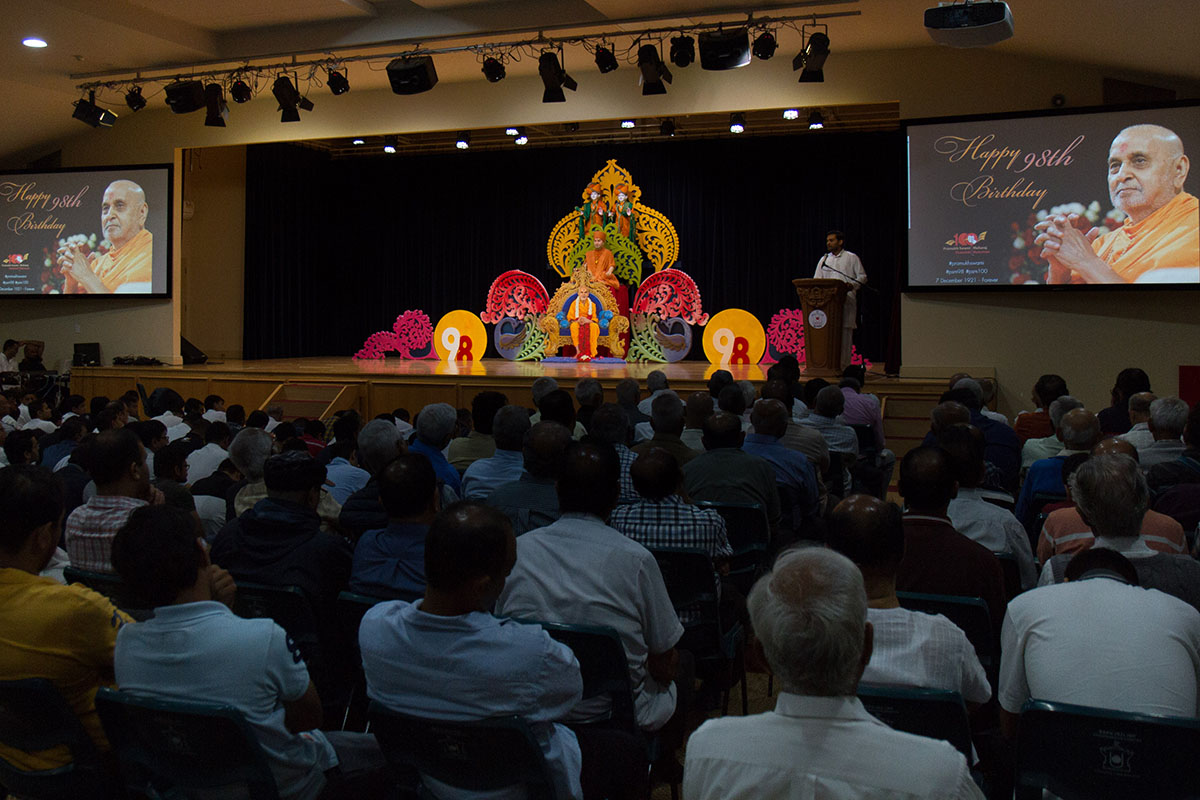 98th Birthday Celebration of Brahmaswarup Pramukh Swami Maharaj, Auckland