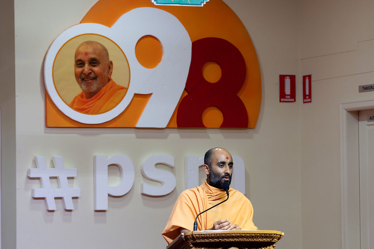 98th Birthday Celebration of Brahmaswarup Pramukh Swami Maharaj, Sydney