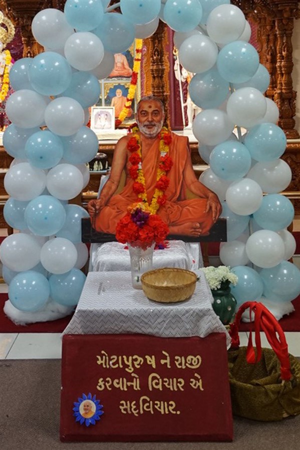 98th Birthday Celebration of Brahmaswarup Pramukh Swami Maharaj, Wellington
