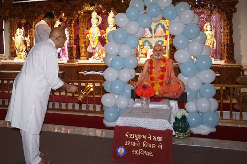 98th Birthday Celebration of Brahmaswarup Pramukh Swami Maharaj, Wellington