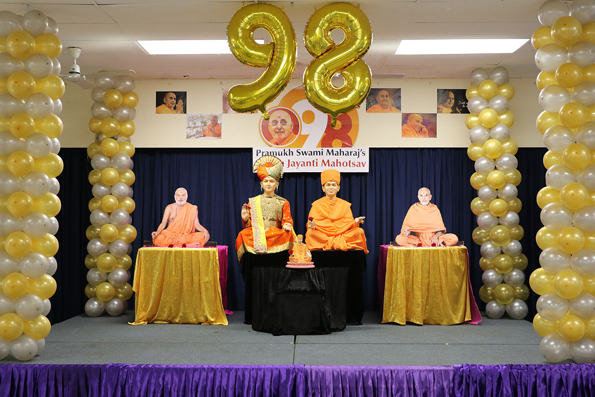 98th Birthday Celebration of Brahmaswarup Pramukh Swami Maharaj, Darwin