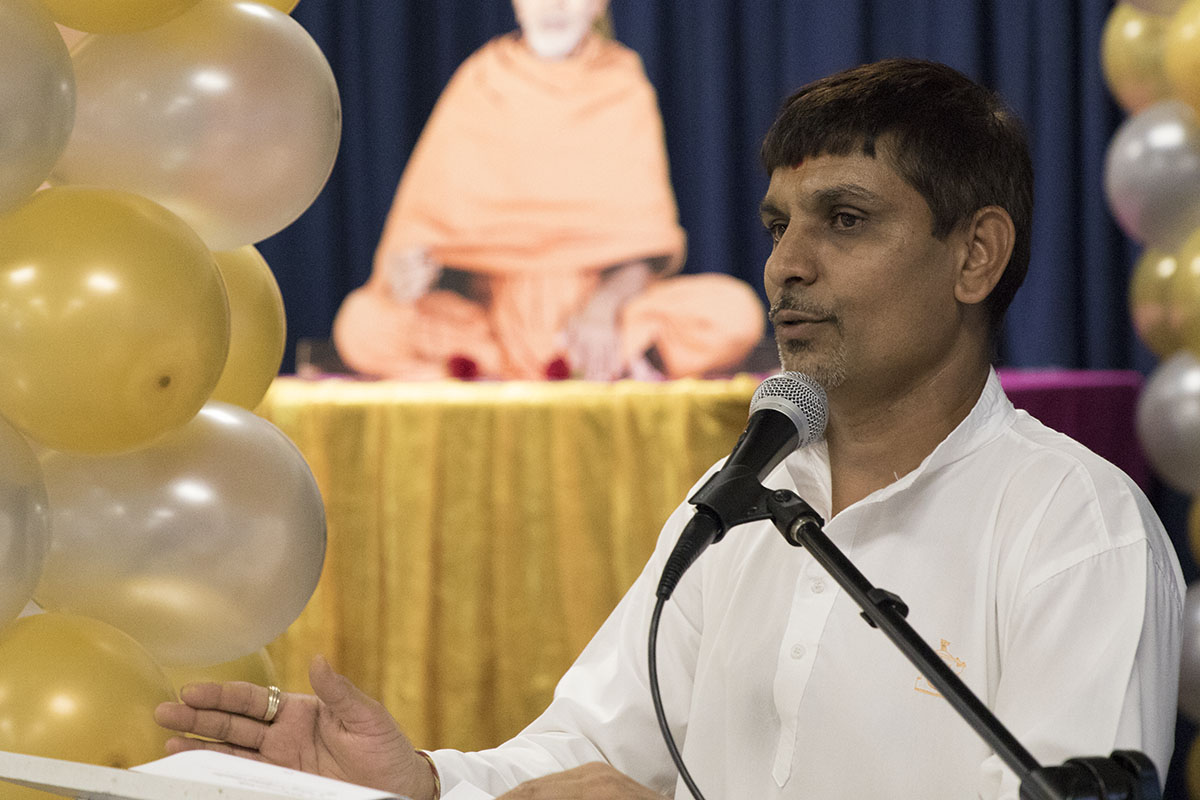 98th Birthday Celebration of Brahmaswarup Pramukh Swami Maharaj, Darwin