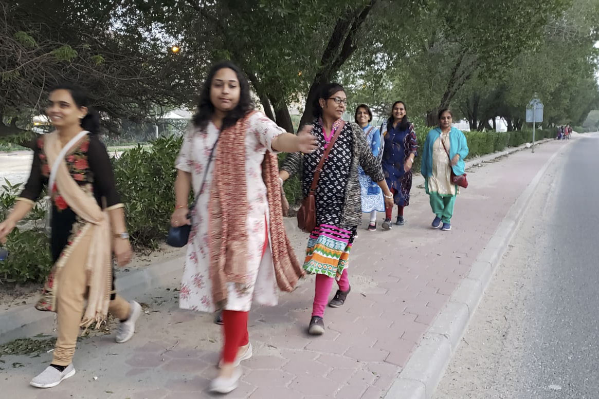 Padyatra, 98th Birthday Celebration of Brahmaswarup Pramukh Swami Maharaj, Kuwait