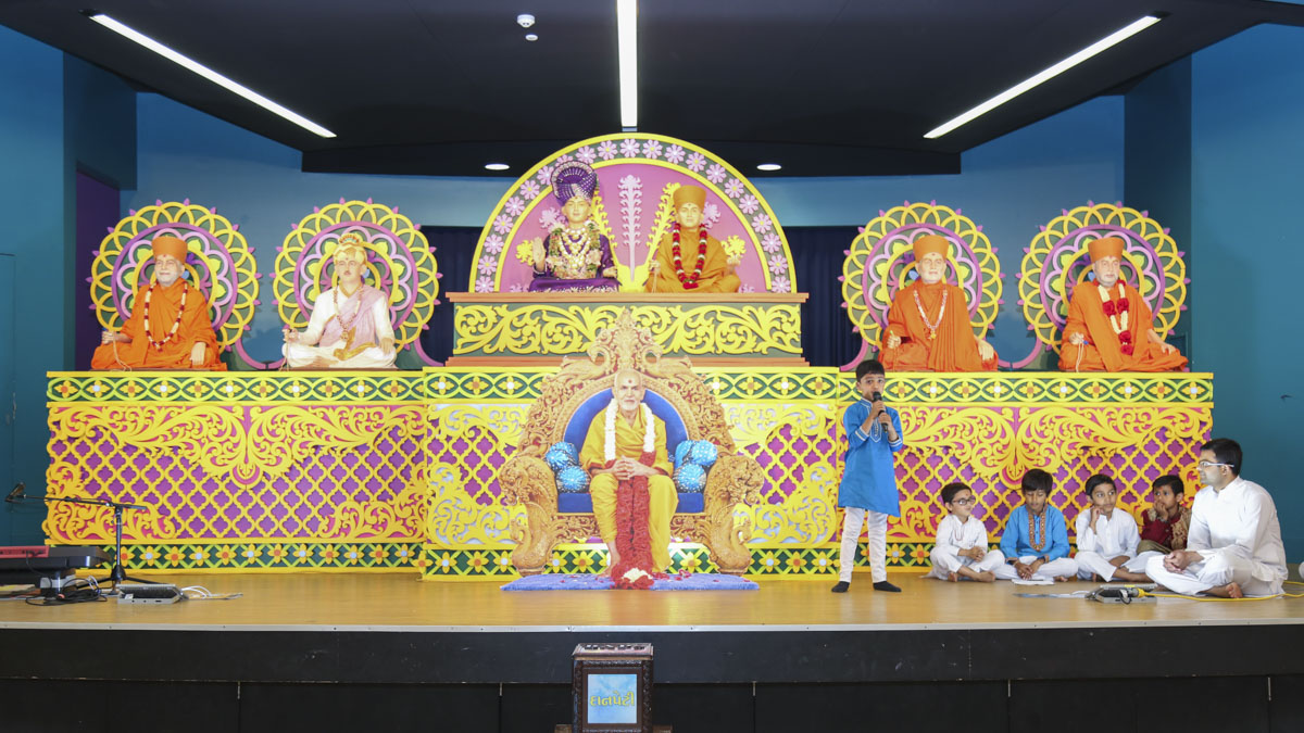 98th Birthday Celebration of Brahmaswarup Pramukh Swami Maharaj, Canberra