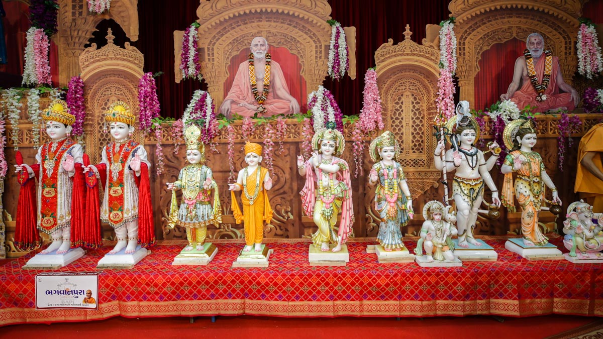 Murtis to be consecrated at BAPS Shri Swaminarayan Mandir, Bhagwanpura, India