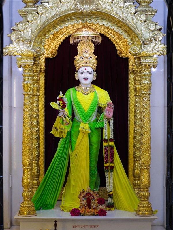 Shri Ghanshyam Maharaj, BAPS Shri Swaminarayan Mandir, Sankari