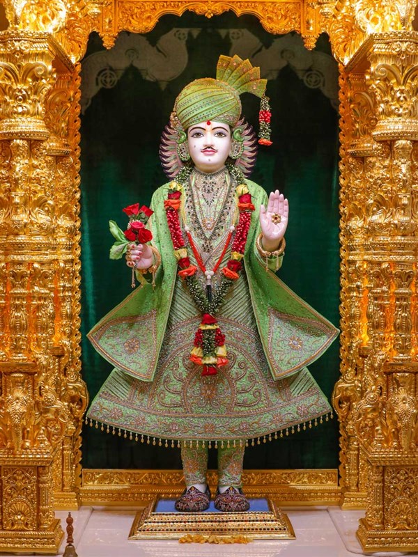 Shri Ghanshyam Maharaj, BAPS Shri Swaminarayan Mandir, Tithal